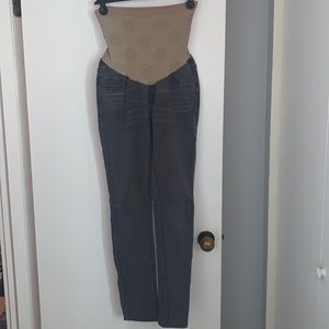 Jessica Simpson maternity skinny jeans grey denim